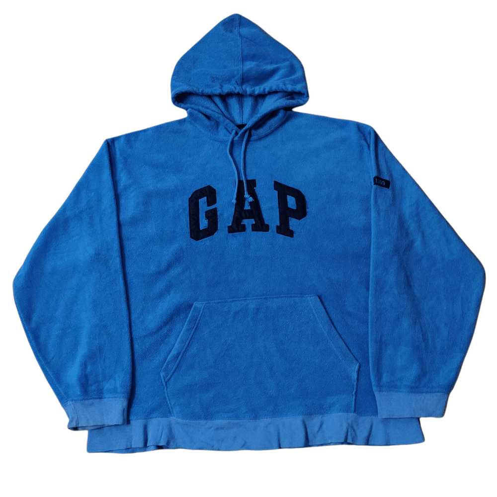 Gap × Hype × Vintage Vintage Gap Fleece Hoodie Bi… - image 1