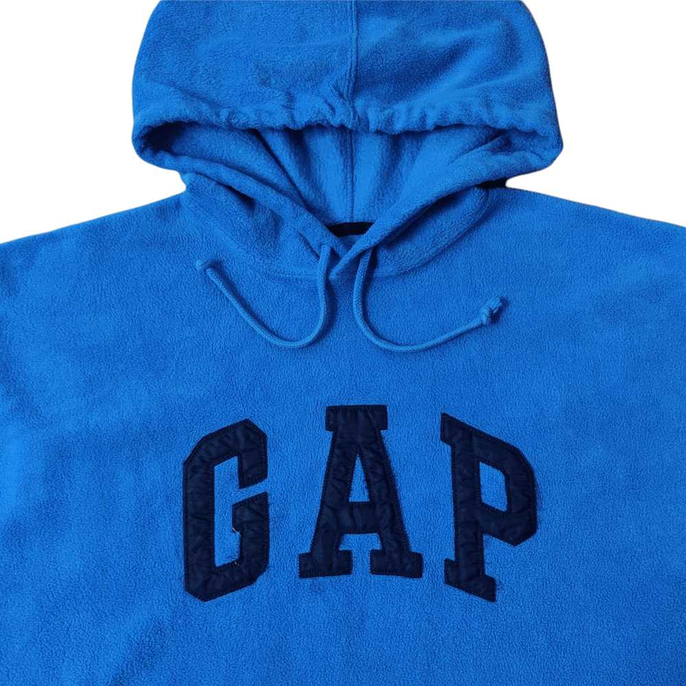 Gap × Hype × Vintage Vintage Gap Fleece Hoodie Bi… - image 2