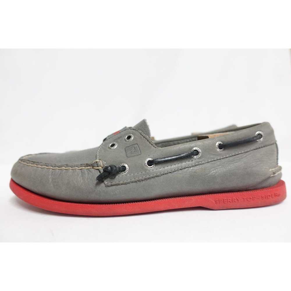 Sperry SPERRY A/O 2-Eye Laceless Grey/Red 10.5 M … - image 3