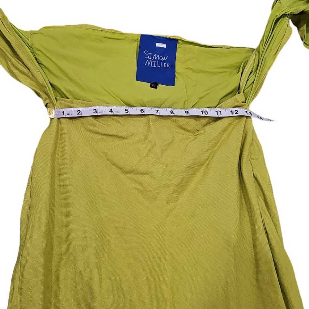 Women's Simon Miller Green Dress Size L - image 10