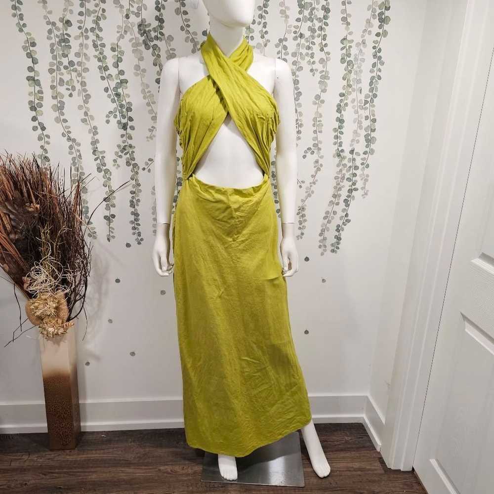 Women's Simon Miller Green Dress Size L - image 4