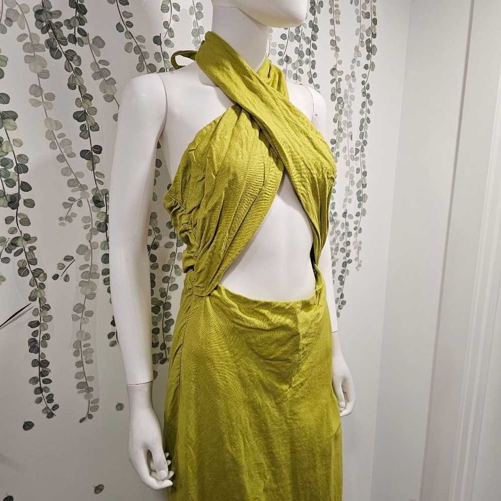 Women's Simon Miller Green Dress Size L - image 5