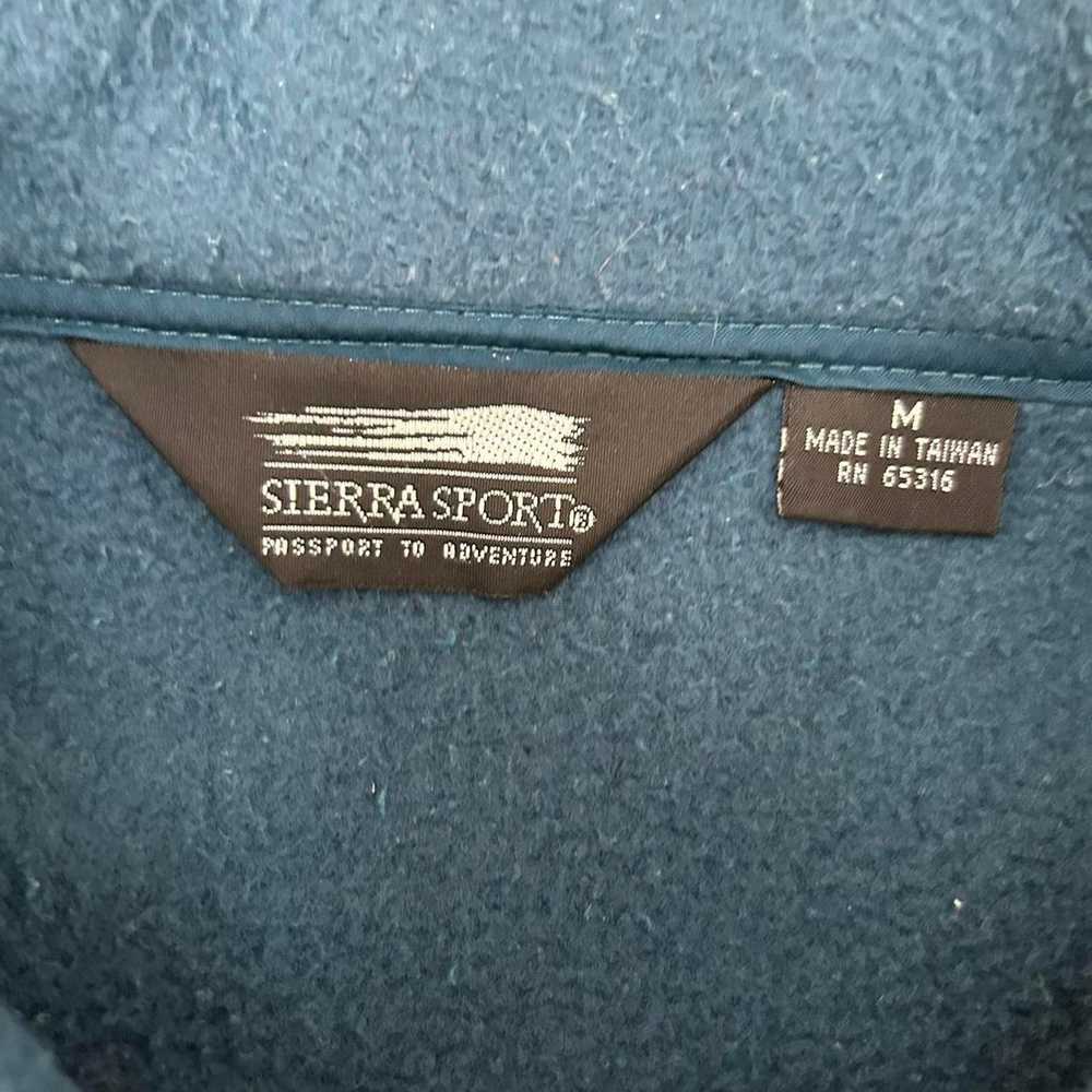 Vintage Vintage 90s Sierra Sport Fleece Full Zip … - image 3