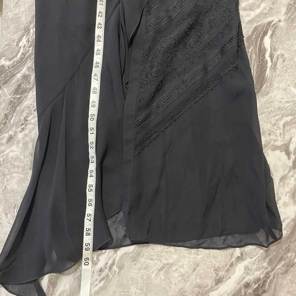 Haute Hippie Silk Sheer Maxi Dress Size XS Black … - image 11