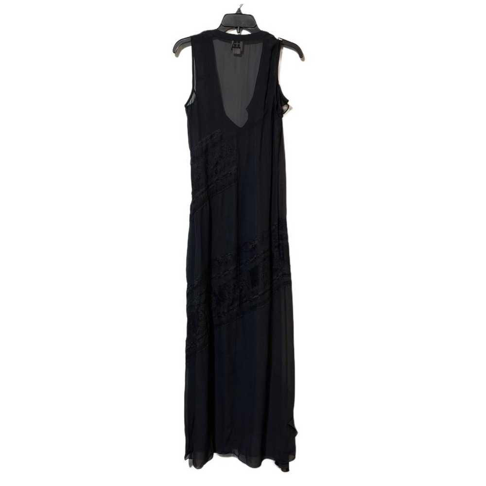 Haute Hippie Silk Sheer Maxi Dress Size XS Black … - image 8