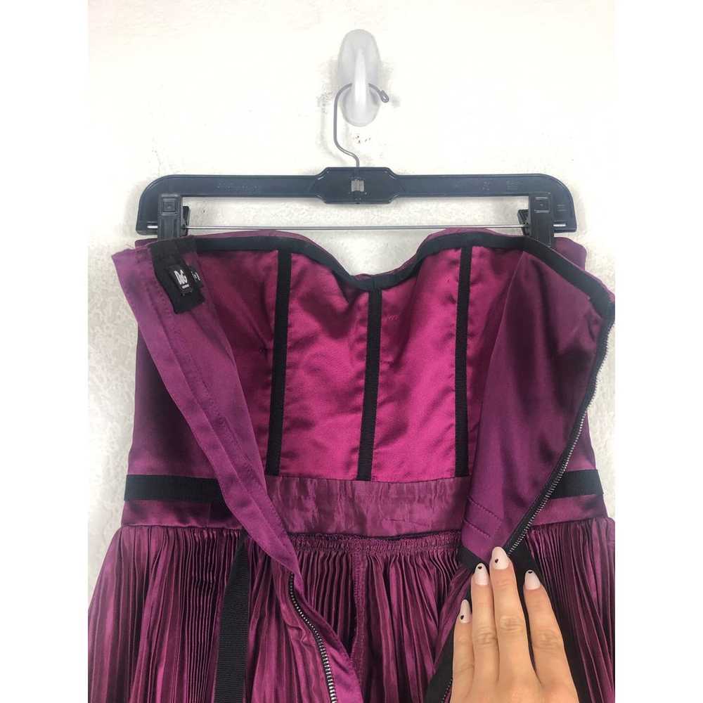 Dolce & Gabbana Purple Strapless Pleated Taffeta … - image 10