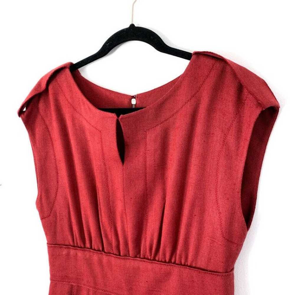 Dolce & Gabbana 8 Red Raw Silk Dress - image 6
