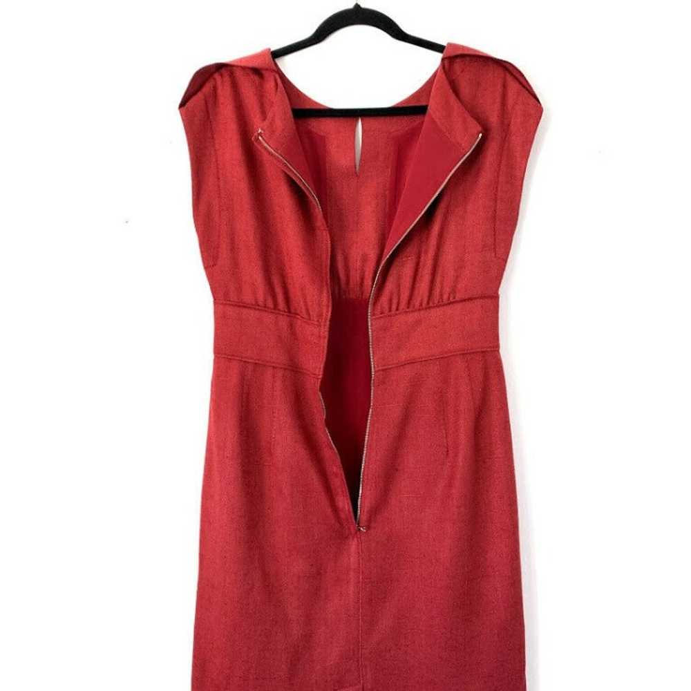 Dolce & Gabbana 8 Red Raw Silk Dress - image 8