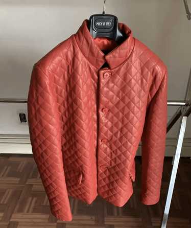 Italian Designers 1 Red Puffer Jacket