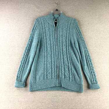 Vintage LL Bean Sweater Womens Large Cardigan Cab… - image 1