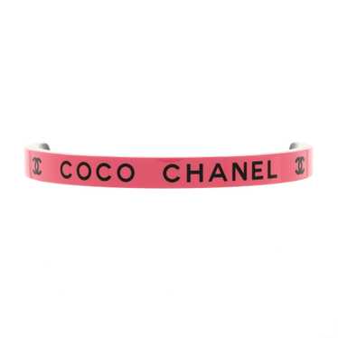 CHANEL Coco Logo Choker Chain Necklace