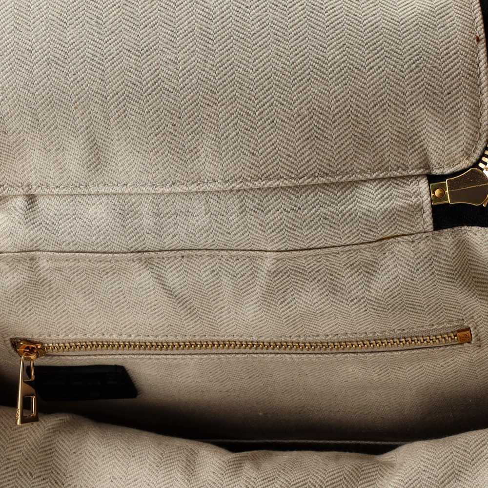 LOEWE Goya Backpack Printed Wool and Leather Small - image 8
