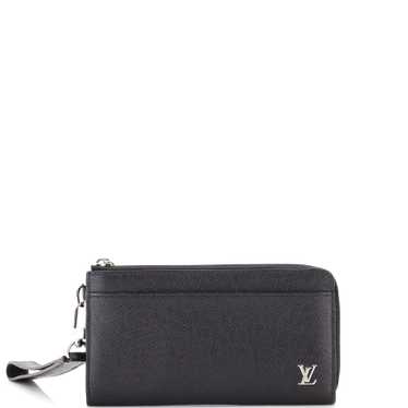 Louis Vuitton Zippy Dragonne Wallet Taiga Leather