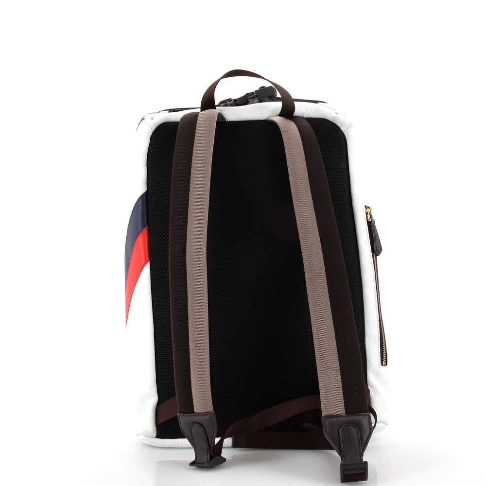 FENDI Mania Stamp Buckle Backpack Inlaid Leather … - image 3