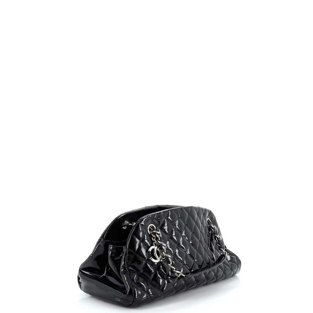 CHANEL Just Mademoiselle Bag Quilted Patent Medium - image 2