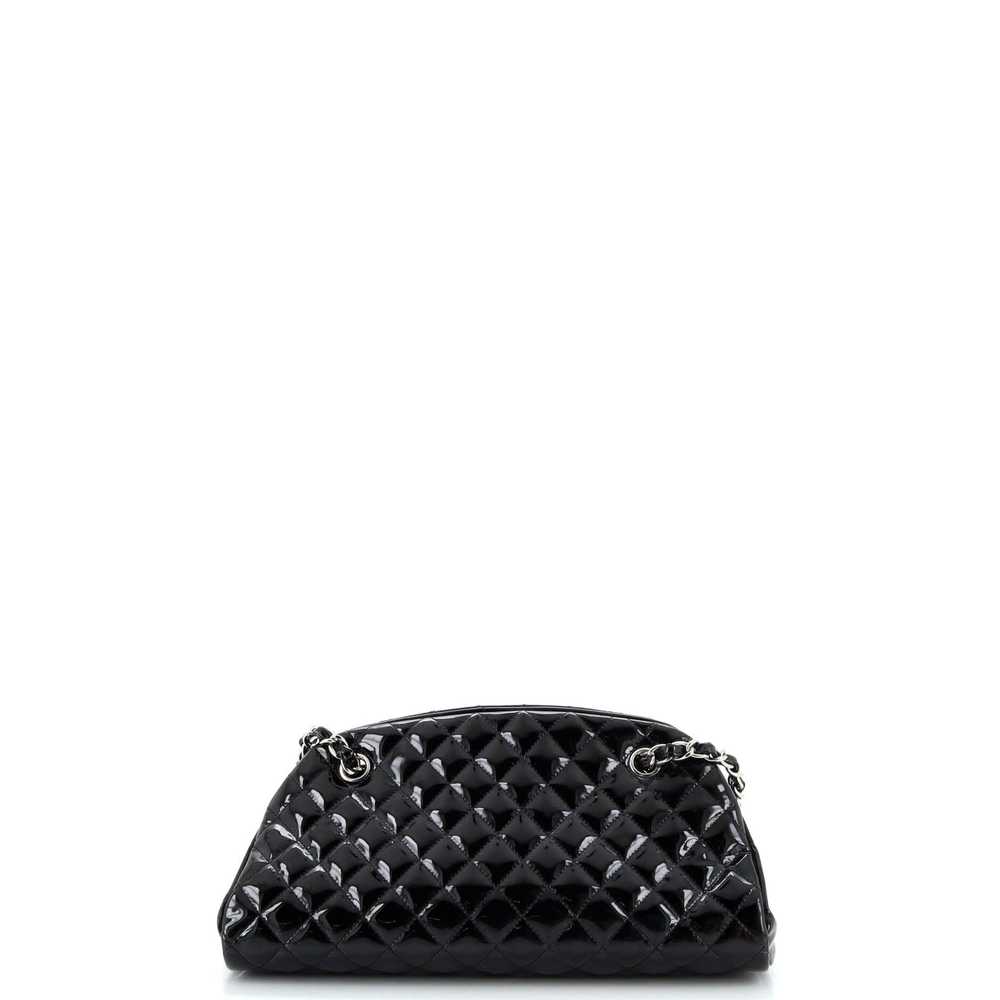 CHANEL Just Mademoiselle Bag Quilted Patent Medium - image 3