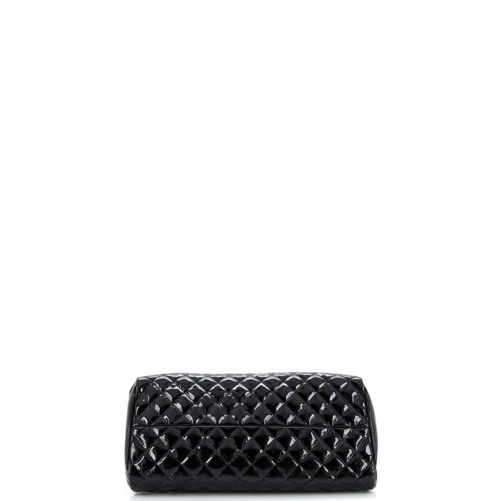 CHANEL Just Mademoiselle Bag Quilted Patent Medium - image 4