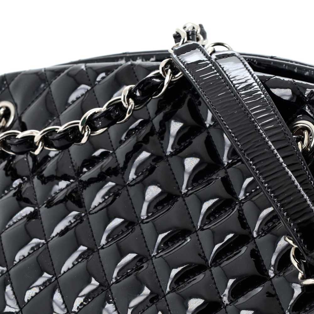 CHANEL Just Mademoiselle Bag Quilted Patent Medium - image 7