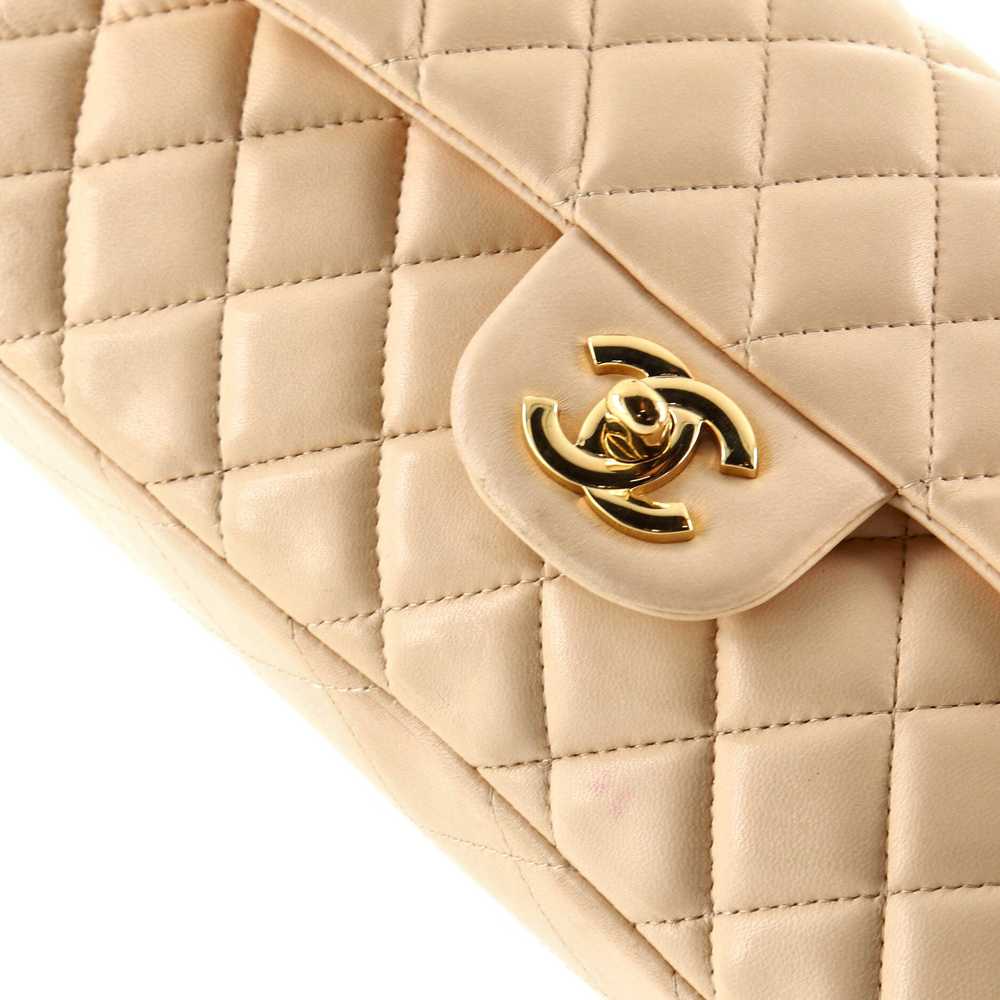 CHANEL CC Chain Flap Bag Quilted Lambskin East We… - image 7