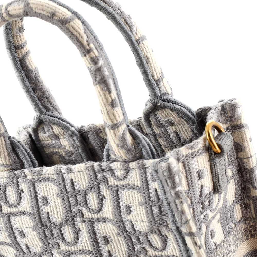 Christian Dior Book Tote Phone Bag Oblique Canvas… - image 6
