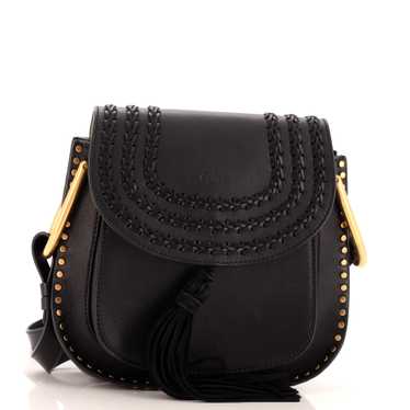 CHLOE Hudson Handbag Whipstitch Leather Small