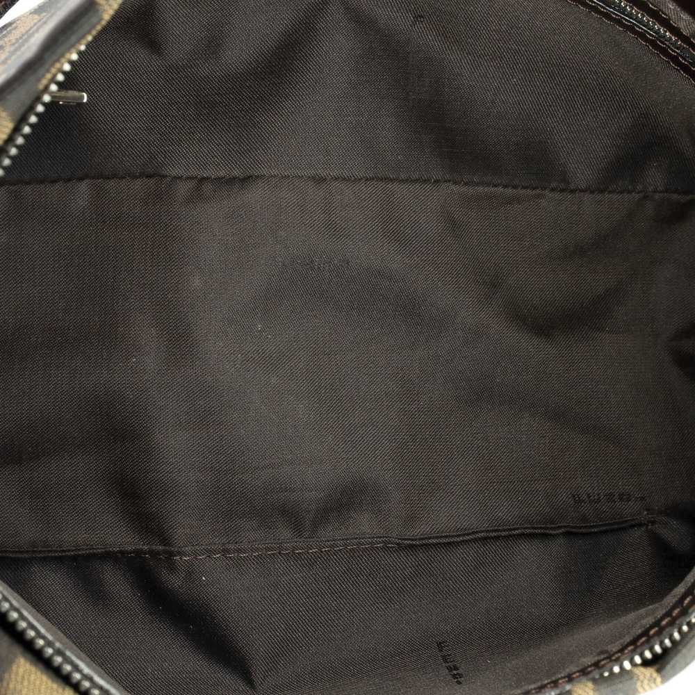 FENDI Vintage Pocket Shoulder Bag Zucca Canvas Sm… - image 5