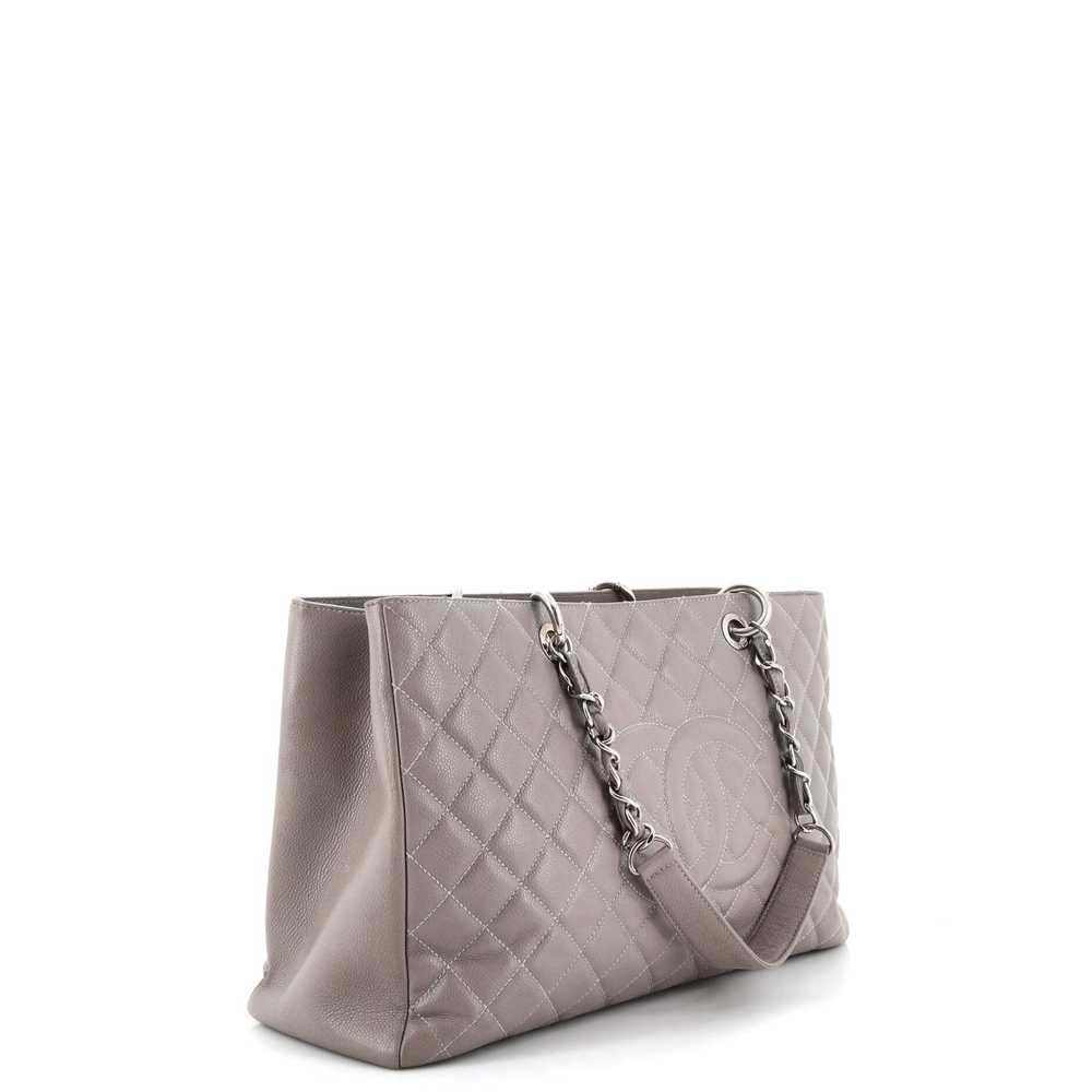 CHANEL Grand Shopping Tote Quilted Caviar XL - image 2