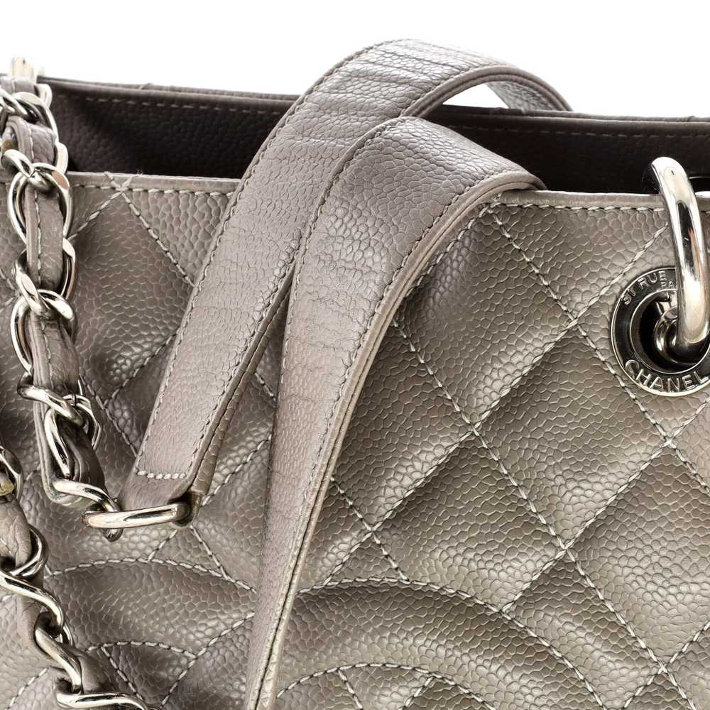 CHANEL Grand Shopping Tote Quilted Caviar XL - image 6