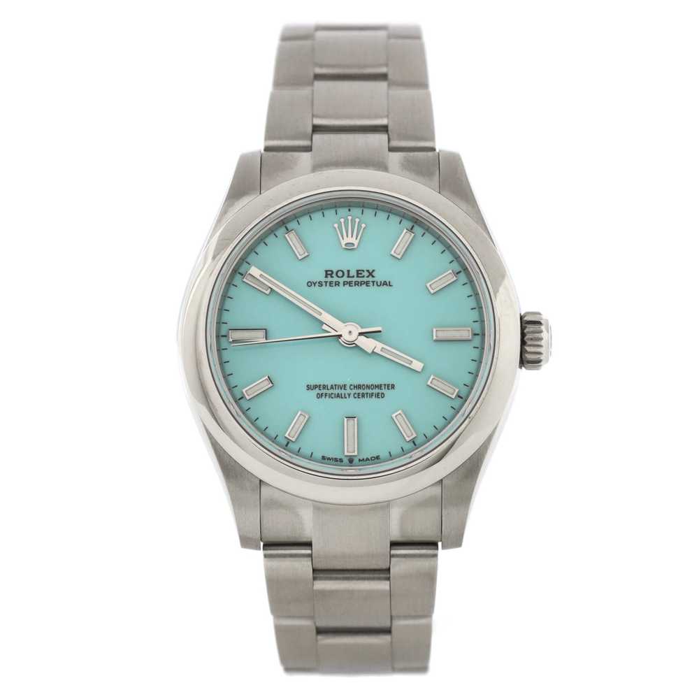 Rolex Oyster Perpetual Tiffany Blue Automatic Wat… - image 1