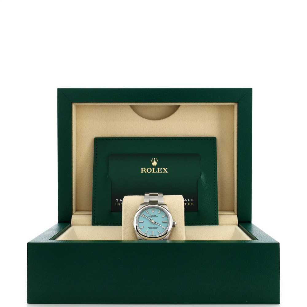 Rolex Oyster Perpetual Tiffany Blue Automatic Wat… - image 2