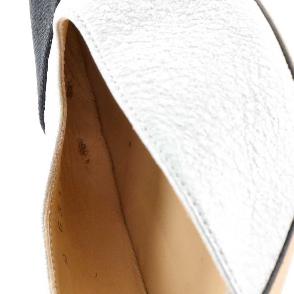 CHANEL Womenâs Cap Toe Slingback Pumps Leather - image 6