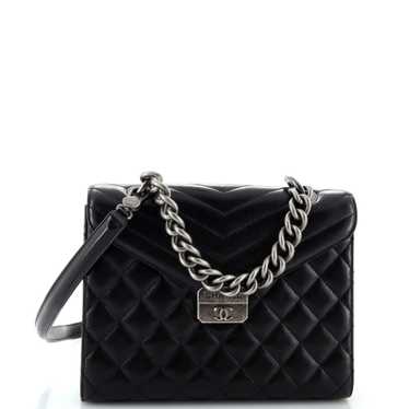 CHANEL Mad About Quilting Flap Bag Quilted Calfski