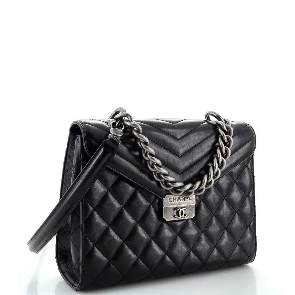 CHANEL Mad About Quilting Flap Bag Quilted Calfsk… - image 3