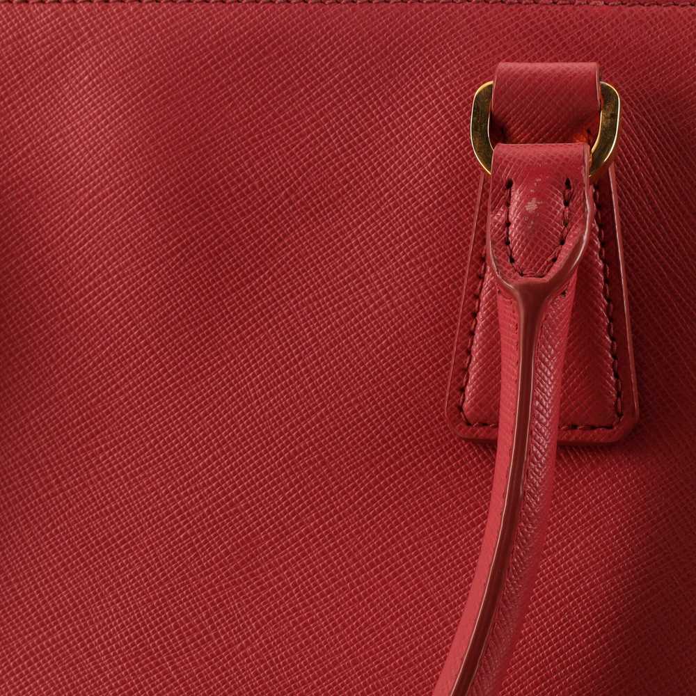 PRADA Double Zip Lux Tote Saffiano Leather Medium - image 8