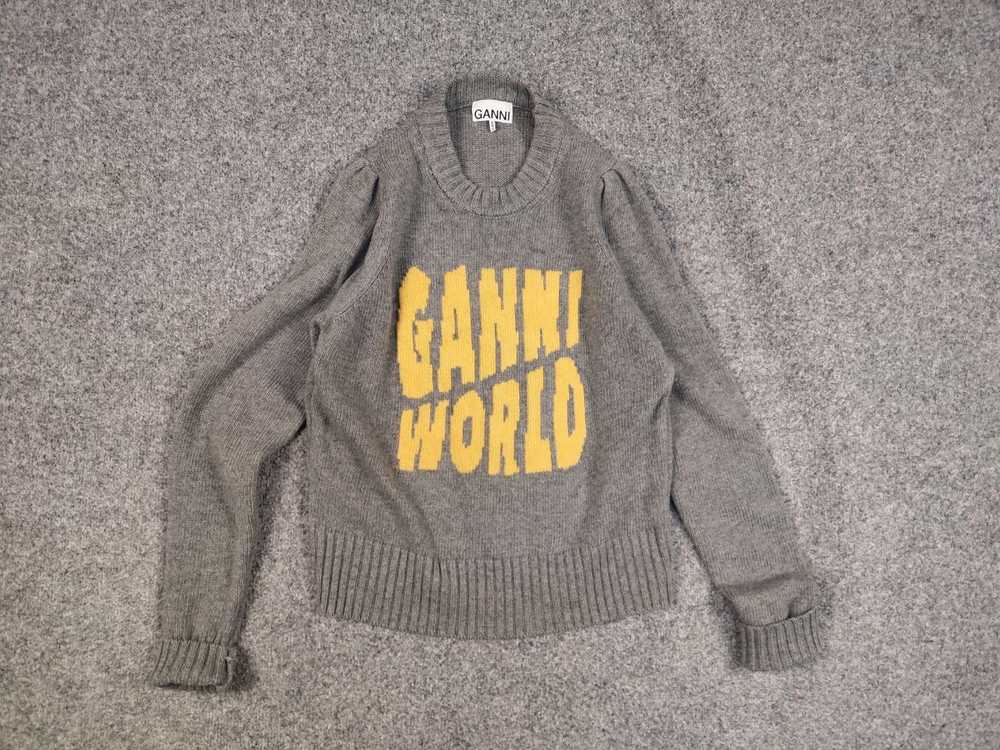 Designer × Ganni × Luxury Ganni World Design Gray… - image 10