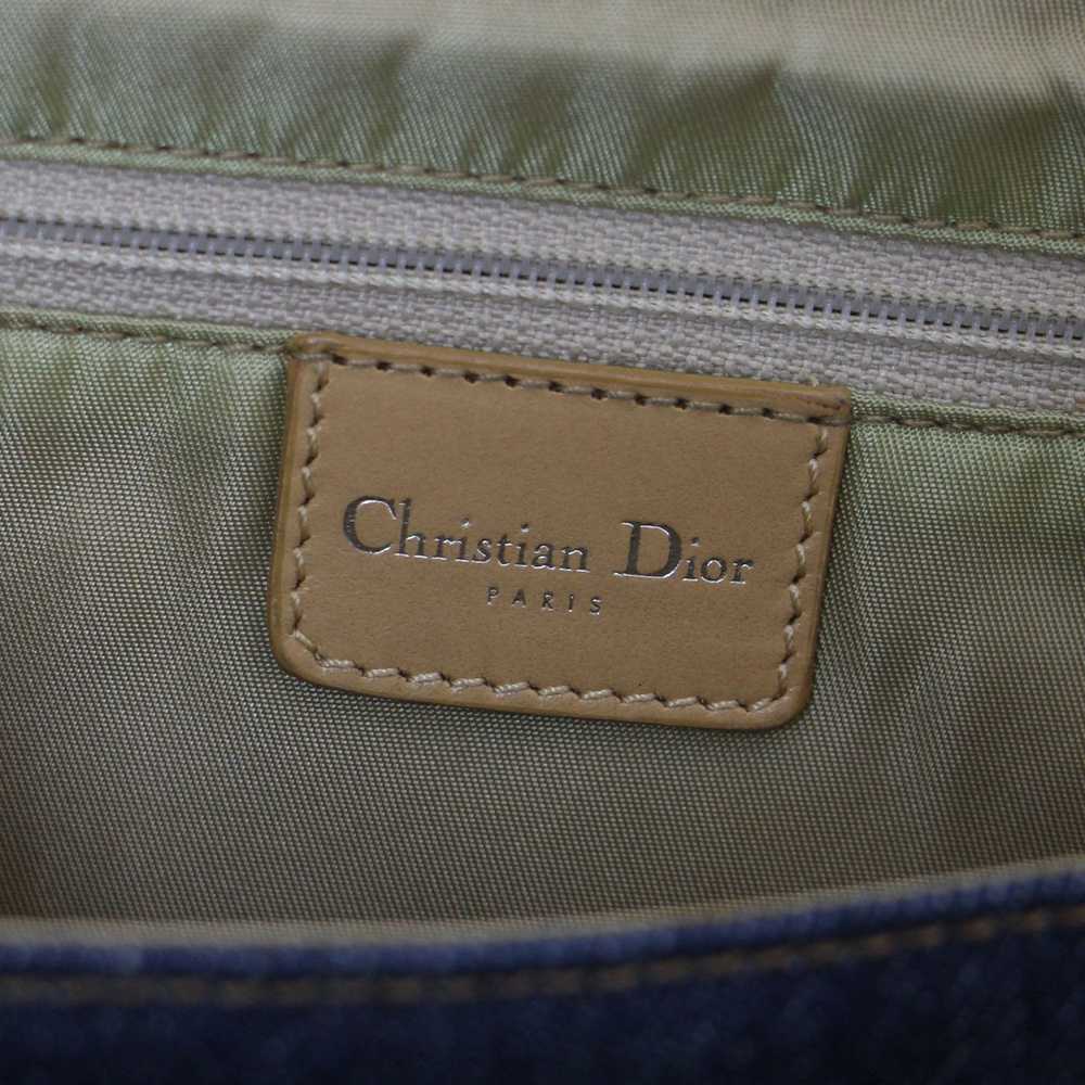 Dior CHRISTIAN DIOR Bag Handbag Navy Beige Should… - image 9