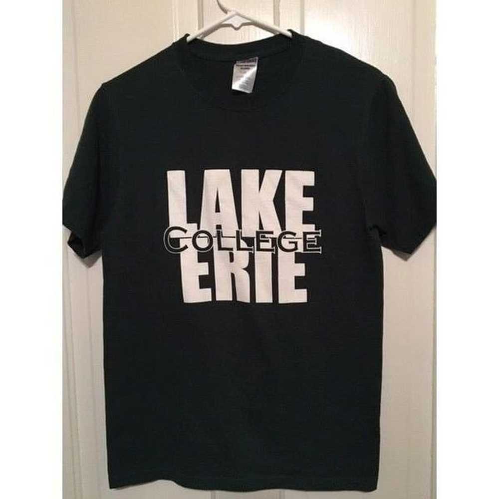 LAKE ERIE COLLEGE SIZE SMALL GREEN T-SHIRT - image 1