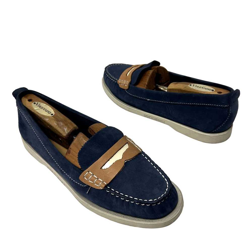 Sebago Sebago Blue NUBUCK Leather Boat Shoe DOCKS… - image 2