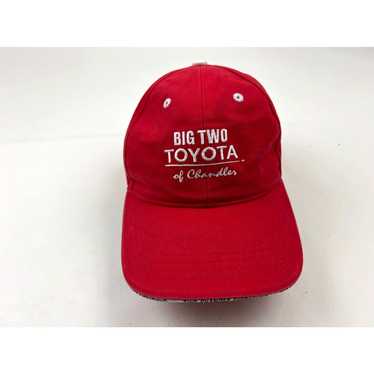 Vintage Toyota Hat Cap Strapback Red Adjustable E… - image 1
