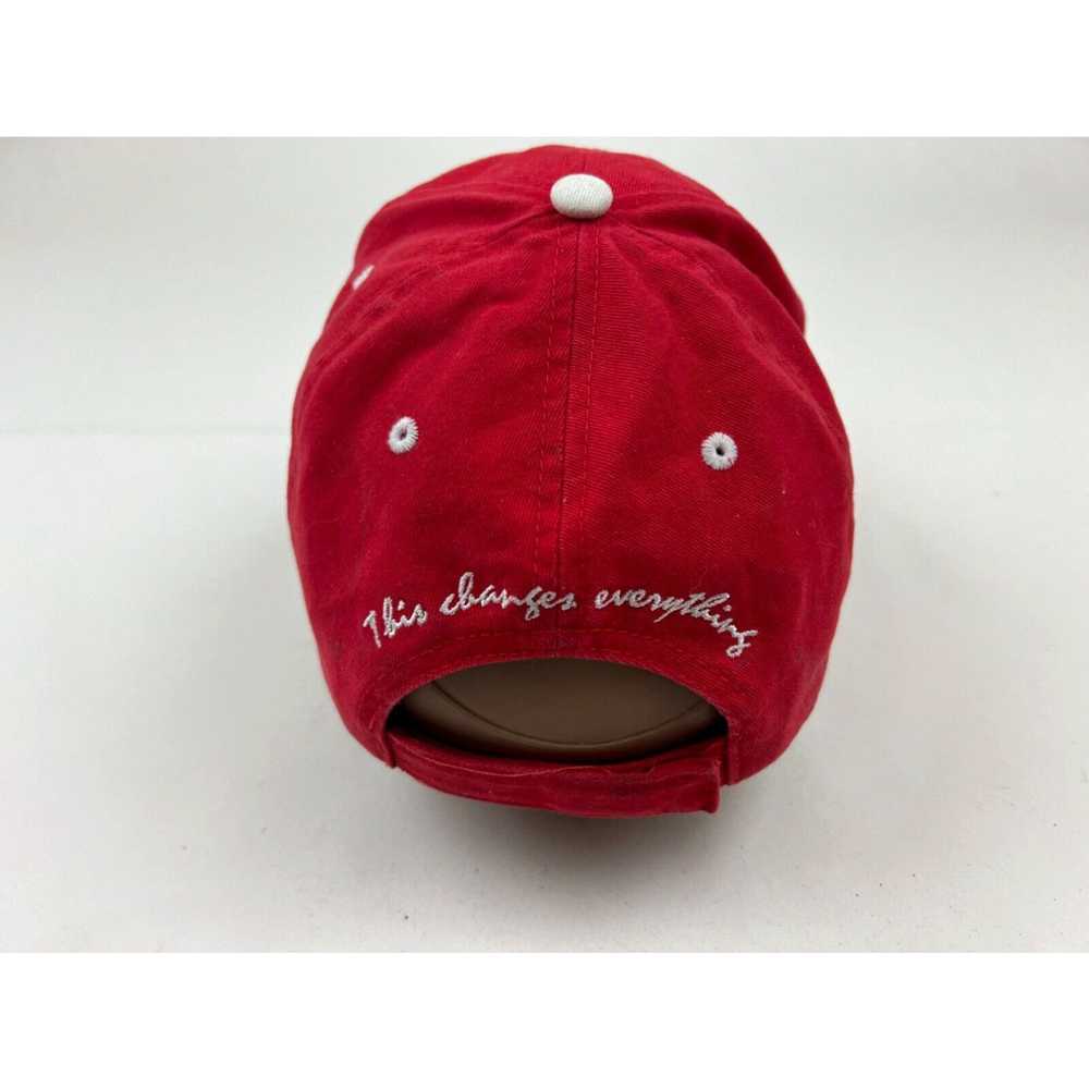 Vintage Toyota Hat Cap Strapback Red Adjustable E… - image 3
