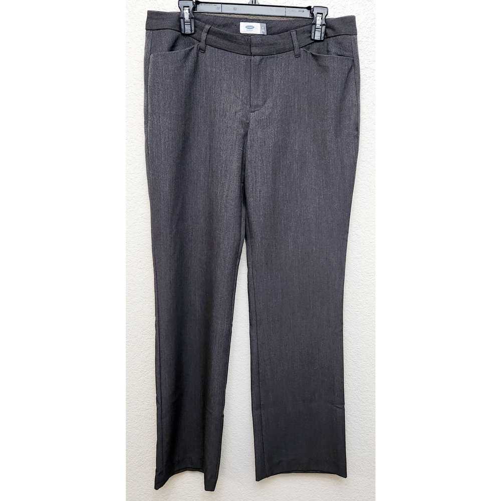 Old Navy Old Navy Gray Black Charcoal Flat Front … - image 1