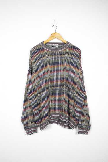 Coloured Cable Knit Sweater × Missoni × Vintage V… - image 1