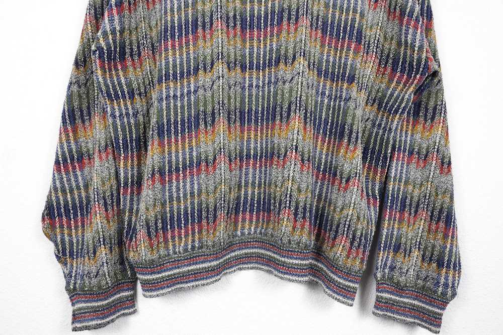 Coloured Cable Knit Sweater × Missoni × Vintage V… - image 9
