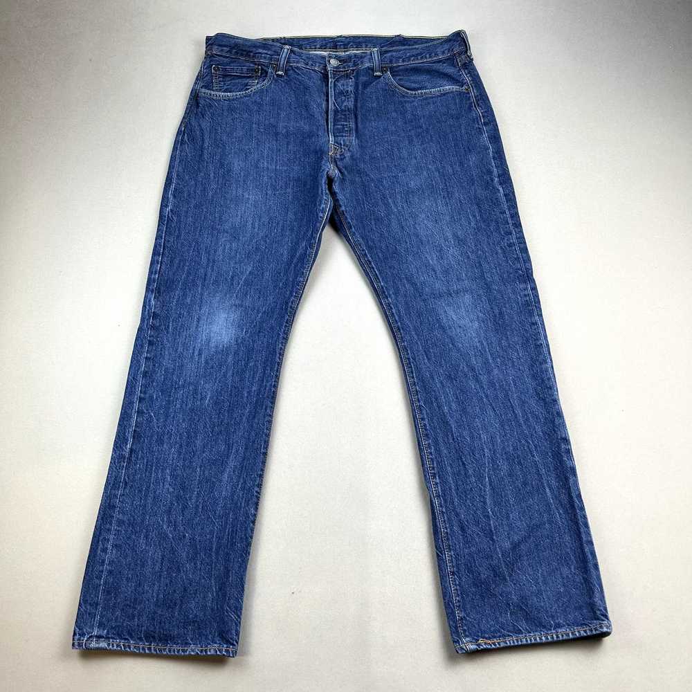 Levi's Levis 501 Jeans Mens 38x30 Blue Denim Orig… - image 4