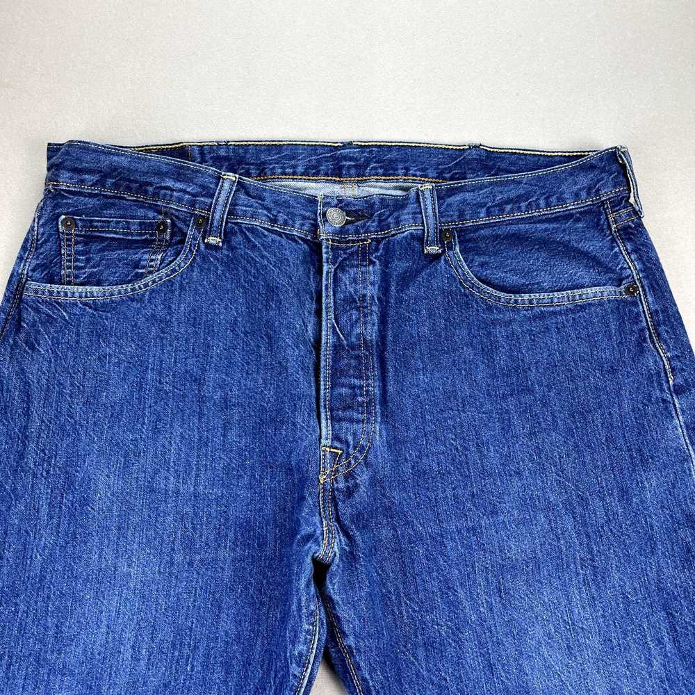 Levi's Levis 501 Jeans Mens 38x30 Blue Denim Orig… - image 5
