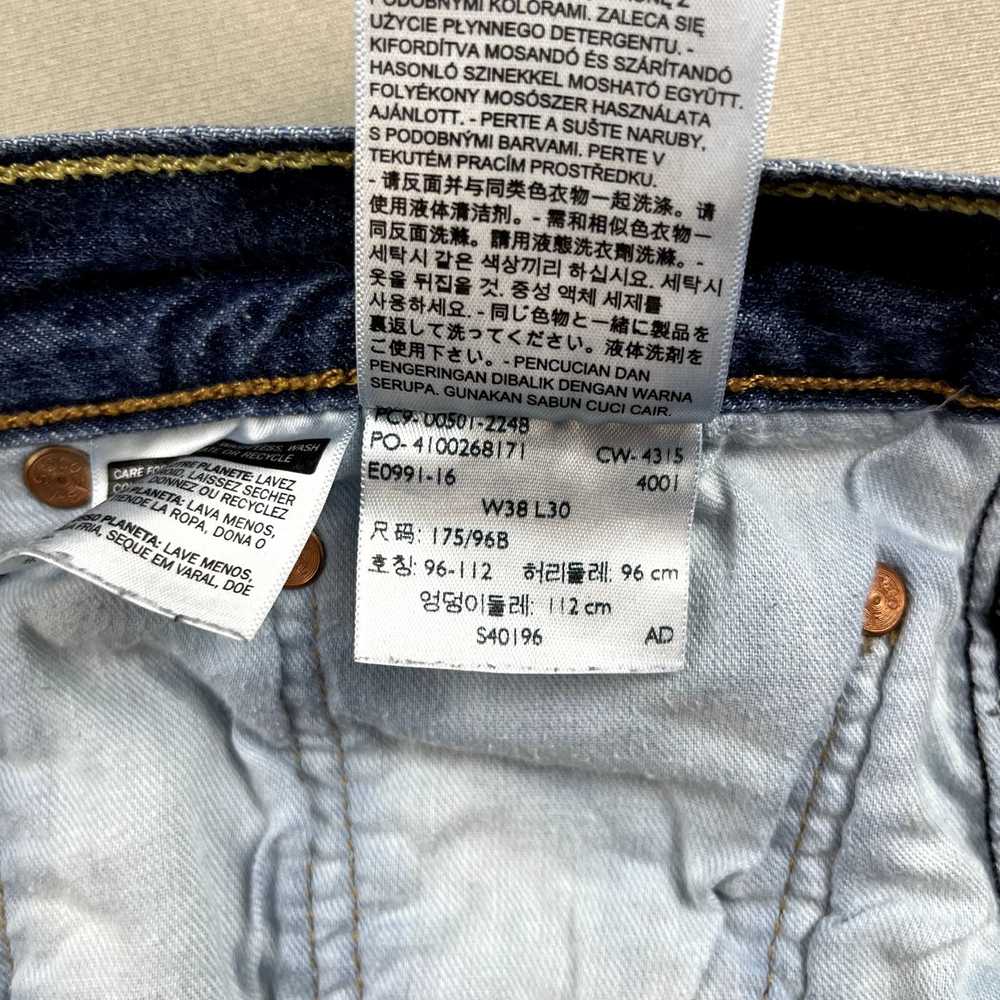 Levi's Levis 501 Jeans Mens 38x30 Blue Denim Orig… - image 9