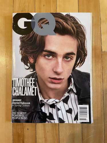 Gq GQ magazine - Timothee Chalamet - March 2018