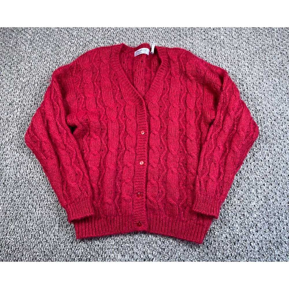 Vintage Northern Isles Mohair Cardigan Sweater Wo… - image 1