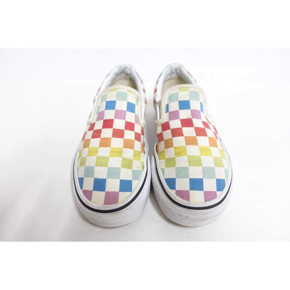 Vans VANS Slip-On Canvas White/Rainbow Checkered … - image 2