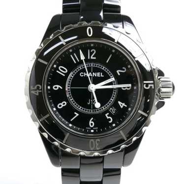 CHANEL J12 Watch, Battery Operated, Black, H0682,… - image 1